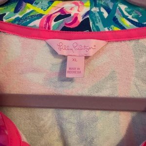 Lilly Pulitzer cotton sweater dress size XL.